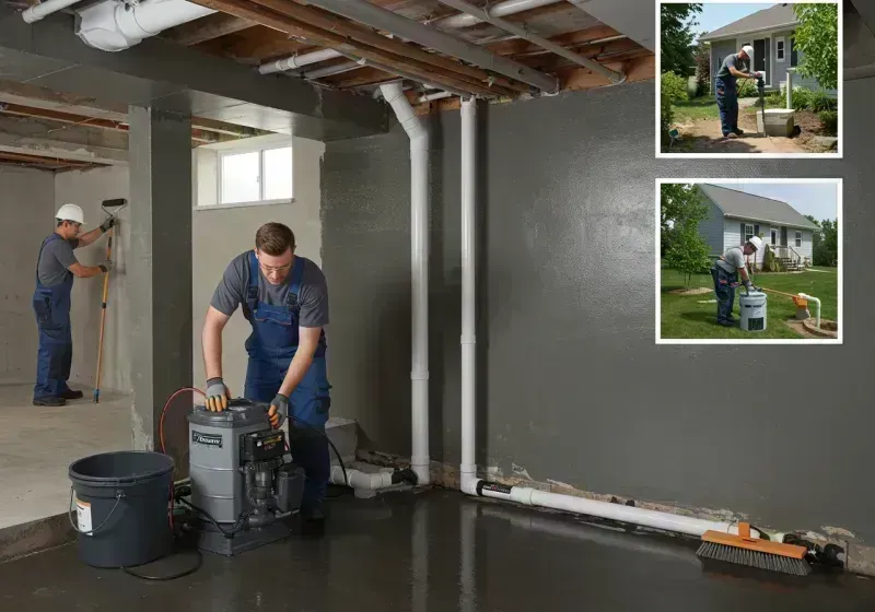 Basement Waterproofing and Flood Prevention process in De Witt County, IL